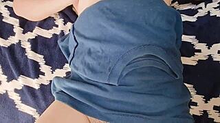 So easy fucking my chubby latina student tight wet pussy creampie