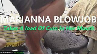 damn marianna takes that deepthroat load right in her milf mouth 😍💦