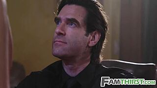 Family lust feast hits hard with daddy and MILFs. Holiday group cuckold thrusts overwhelm teen mommy party