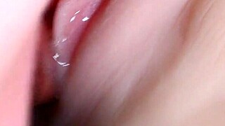 i can't get over how much lube she's got dripping from that big shaved pussy ready for double penetration fuck doll action