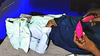 Teacher, wanna try this new vibrator with your student sis?