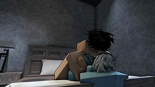 Hot Demon Bent Over for Rough Roblox Assfucking