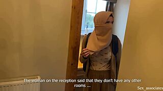 oops 😳 shy arab stepmom shares bed with stepson at hotel, things heat up quick 🔥