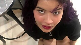 stepsis invites me to fuck her perfect ass bent over deepthroat creampie