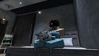 Hot Demon Bent Over for Rough Roblox Assfucking