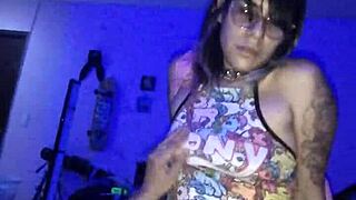 Friki Latina Putita Lifts Miniskirt to Ride Big Cock in Tanga