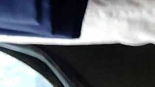 latina upskirt tease flashes bus secrets