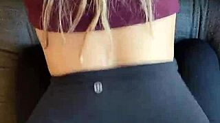 scarlet winters tears open her lululemon leggings in this onlyfans leak clip