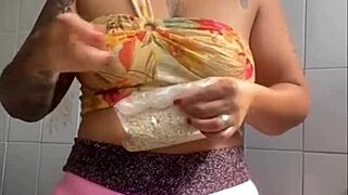 flashing my swollen pussy right on live cam