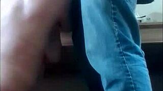 EURO HOMEMADE BDSM SLAVE BENT OVER FOR MALEDOM HUMILIATION DOGGY!