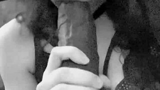 Super sloppy deepthroat on huge BBC dildo closeup 🔥💦