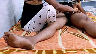 desihotcouple drops hot indian wife handjob blowjob footjob homemade update part 1