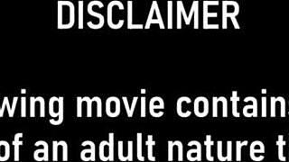 Rebel Wyatt spreads her shaved pussy backstage in latex