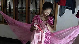 curvy indian bhabhi screams as dunzo delivery guy pounds her fat ass and gaping pussy in bathroom double penetration!