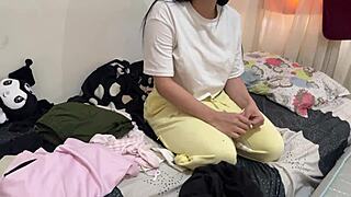 damn, my cousin-in-law stayed over and we got sneaky deepthroat action 😏🍆