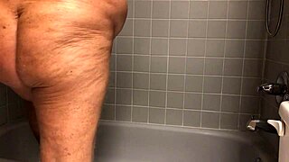 She warms up in shower steam toys buzzing softly around.