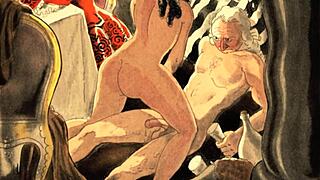 check out this steamy vintage erotic art collection 🔥🎨