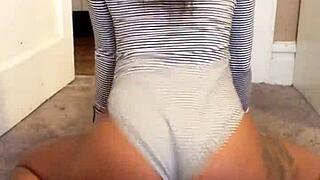 you gotta unsnap this to see my natural tits and tattooed pussy up close