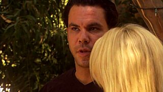 monica mayhem rides her small cock lover outdoors doggystyle to facial