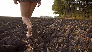 Hidden cam spies schoolgirl miniskirt walk flashing full back panties cameltoe upskirt tease outdoors voyeur thrill