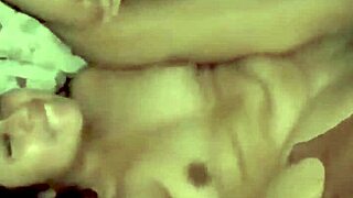 damn this petite tanned mexicana milf moans getting fucked doggystyle bent over in bedroom homemade