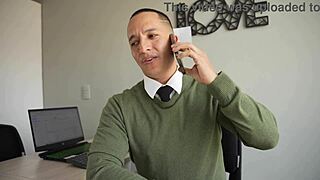 colombian secretary ashley sanz promotes with her juicy ass at work?