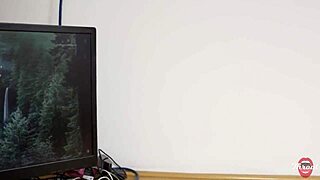 double blowjob with my redhead friend deepthroat monster cocks