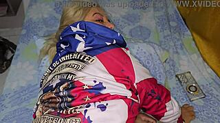 Beautiful blonde girlfriend bent over, is doggystyle her favorite position really