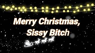 feel the humiliation sissy as femdom fists your ass strapon fucks on christmas!