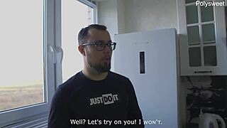 whoa the neighbor chick wrecked that dude on her desk with strapon domination 😈