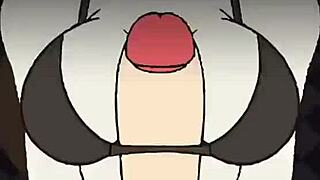 Sky explodes in orgasm as monster cock finally tittyfucks her big tits!