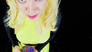 Mutant queen magik battles hell horde in sexy cosplay