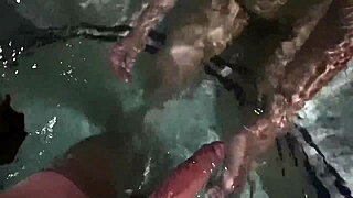 Hot couple bangs hard in bubbling jacuzzi with moans and splashes 💦🔥