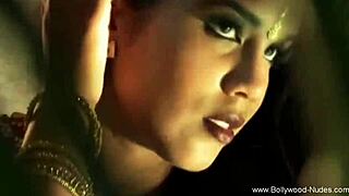 ever seen a sacred bollywood babe strip nude so sensually?