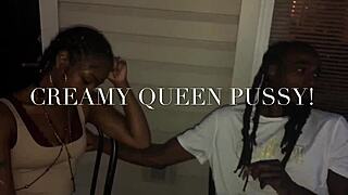 wanna cream this tattooed latina teen's pussy with big black cock neighbor?