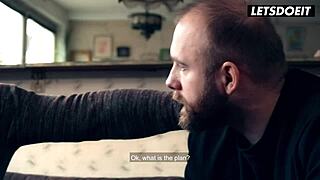 angel wicky sneaks two monster cocks in the hostel shower