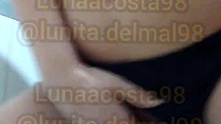 Hot argentine prostitute rams dildo deep in heat