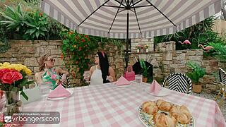 three horny wives bang you pov foursome nightclub riding cumshot