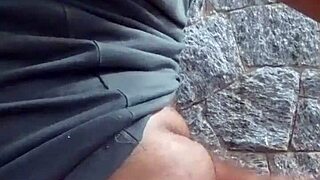 soloboy strokes cock to explosive solo masturbation climax