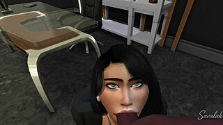 Cheating secretary fucked by boss!