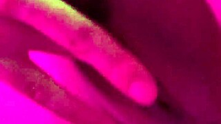 hot girl strips passionately fingers pussy in sensual solo tease