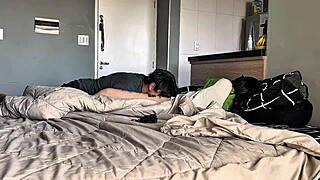 Amberzinha's cozy cold day sparks romantic interracial loving