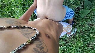 colombian hotties get wild public outdoor action with chicos calientes