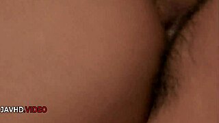 yuno shirasu spreads legs as her shaved pussy gets wildly tongue-fucked in intense jav action