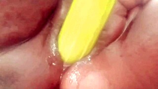 Village Housewife Fucks Big Cock In Bathroom! Hiding From Husband?!