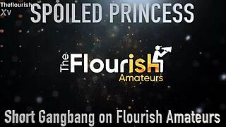 Double Nut Gangbang Busts On Spoiled Ebony Princess Ass!