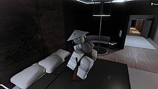 Bbc pounds big ass hooker mercilessly in roblox hotel condo.