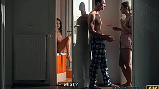 She brought her boyfriend home and I got so wet fingering my shaved pussy