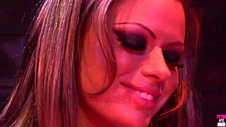 two mistresses dominate this naughty brunette in heels n stockings with toys?? 😈🔥