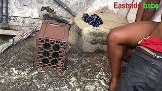 Landlord's Daughter Demands Outdoor Hardcore Banging with Ebony BBC and Chubby Milf